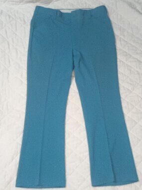 Vintage 70s Sears Kings Road Teal Bells TLC - Read CLEARANCE!